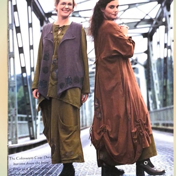 Blue Fish RARE dress Colosseum Coat in Glazed Tile Sz 2? - Picture 5 of 12